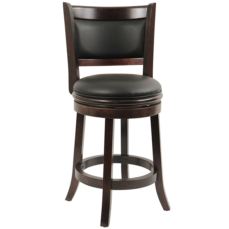 Counter Bar Stools with Swivel and Back