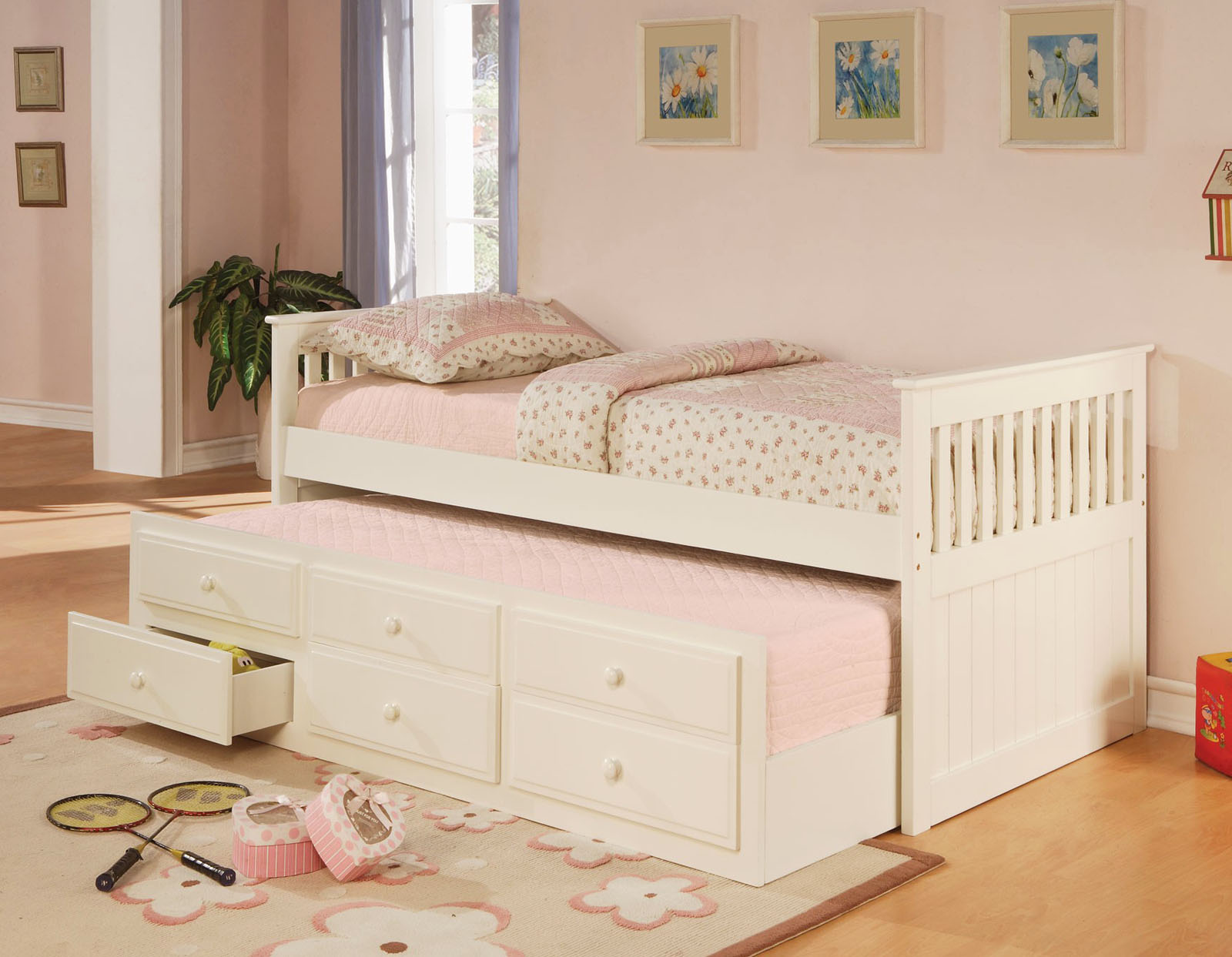 girls daybed with trundle