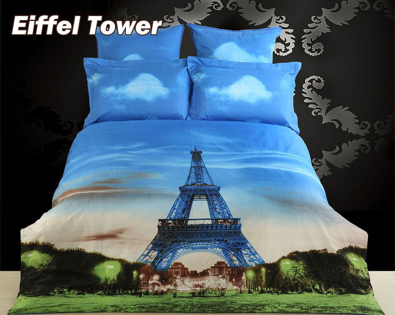 Eiffel Tower Duvet Cover