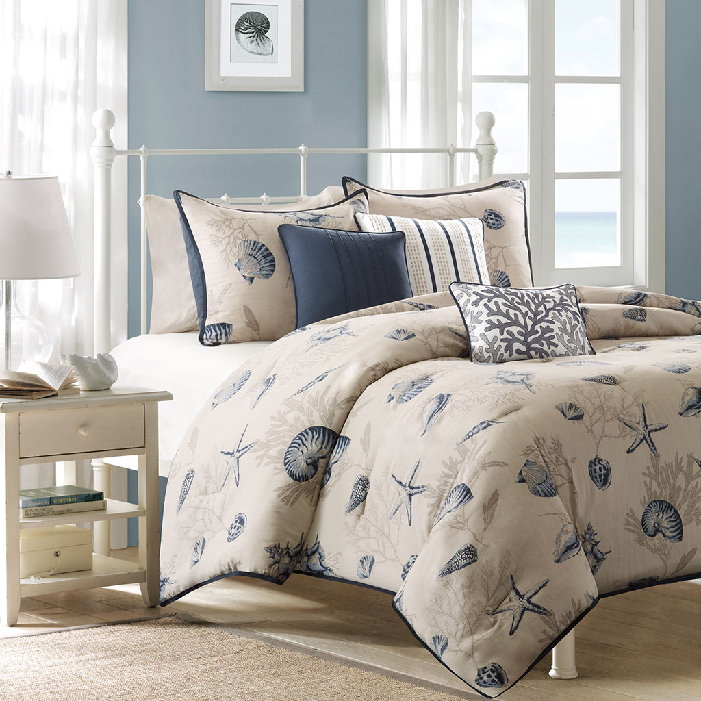 Beach Theme Seashell Starfish Bedding